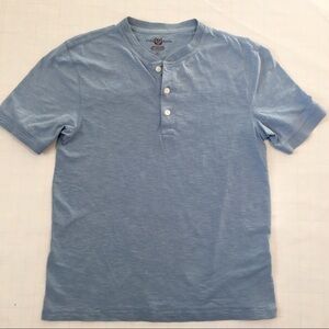 Club Room Silver Blue Short Sleeves T-Shirt
